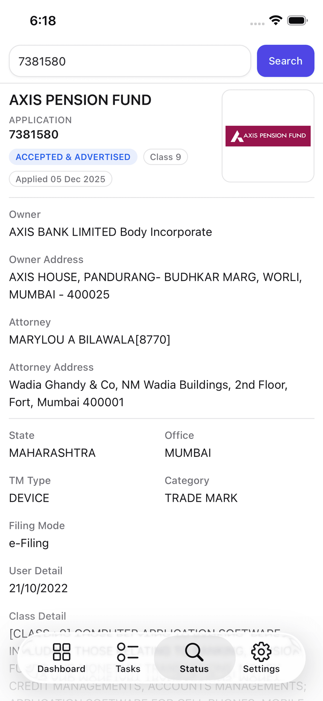 Trademark Tracking Tool photo
